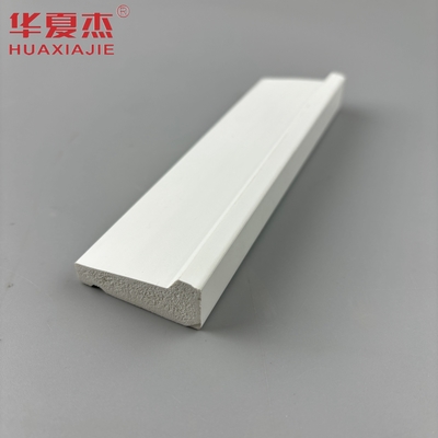 Moagem de PVC resistente à água moldura de telhas de vinil branco 12ft moldura de PVC decoração interior