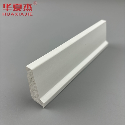 Moagem de PVC resistente à água moldura de telhas de vinil branco 12ft moldura de PVC decoração interior