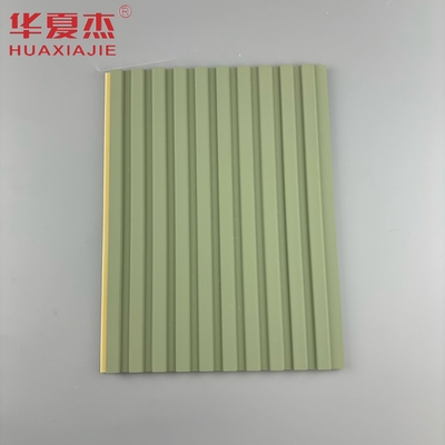 painel de parede laminado wpc painel verde e azul wpc placa decoração interior