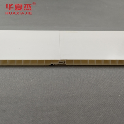 Painéis de parede de PVC branco à prova de umidade de 250 mm de largura para projetos de renovação de casas