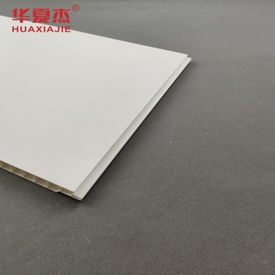 Painéis de parede de PVC branco à prova de umidade de 250 mm de largura para projetos de renovação de casas