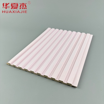 painel de parede wpc laminado rosa design moderno para decoração de parede em casa
