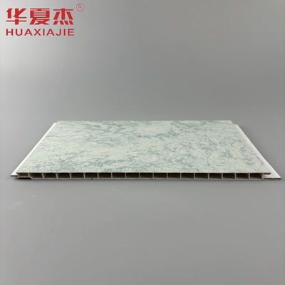 Painéis de PVC de mármore verde à prova d'água para banheiro, espessura de 8mm para decoração de interiores