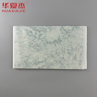 Painéis de PVC de mármore verde à prova d'água para banheiro, espessura de 8mm para decoração de interiores