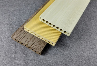 Bom preço Resistência ao fogo alta do Decking de madeira composto ilusório bege de WPC on-line