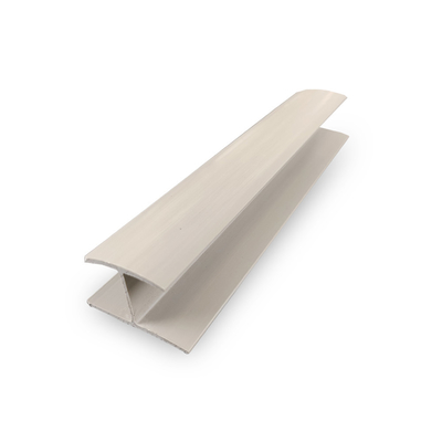 Pvc Connetive Grey Slatwall Panel Decorative preto branco moldando do vinil