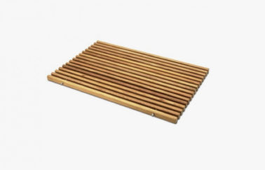 Bom preço esteira gravada faia de 60cm * de 80cm Skidproof WPC para a instalação fácil do banheiro on-line