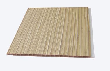 Bom preço O PVC laminou os painéis de parede decorativos com teste padrão de bambu on-line