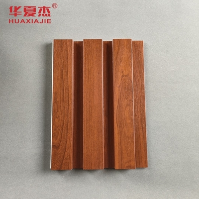 Painel de parede composto 200mm x 16mm internos do jardim à prova de intempéries WPC