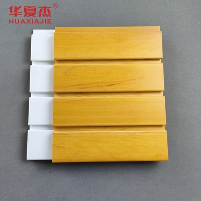 Bom preço PVC laminado/de madeira Slatwall da grão almofada a multi cor à prova de fogo on-line