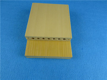 Bom preço Mouldproof amarela o Decking composto de WPC/Decking de madeira composto amigável de Eco on-line
