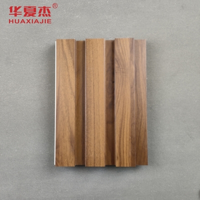 Painel de parede de madeira de grãos WPC Painéis de parede laminados / placas Decoração residencial comercial