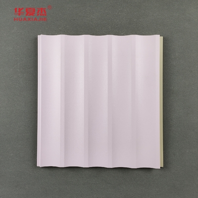 Bom preço Painel de parede em forma de U WPC Painéis rosados laminados Decoração interior e exterior on-line