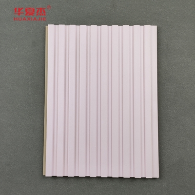 Painel de parede em WPC Pink Decoration Wall Panel para material doméstico