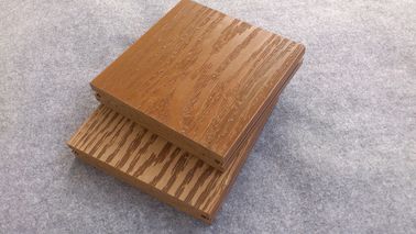 Bom preço Sulcos anticorrosivos/Decking composto de madeira fibra do entalhe/WPC para a associação on-line