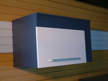 Bom preço O armazenamento durável Slatwall do PVC almofada os painéis de parede decorativos da garagem on-line