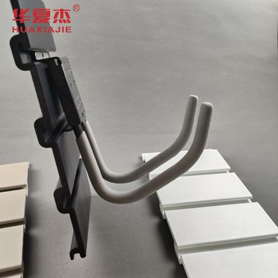 Bom preço Painéis de Parede de Armazenamento de PVC Cinza 4 Polegadas SlatWall Painel de Garagem de PVC on-line