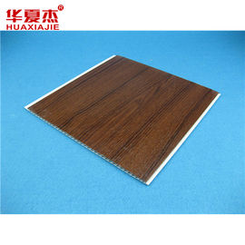 Bom preço Painéis de teto de madeira escuros da garagem do PVC do teste padrão para o GV da decoração interior on-line