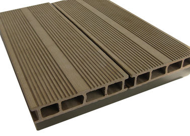 Bom preço Decking composto da cor WPC da noz/plataforma reciclável das passagens para o jardim on-line
