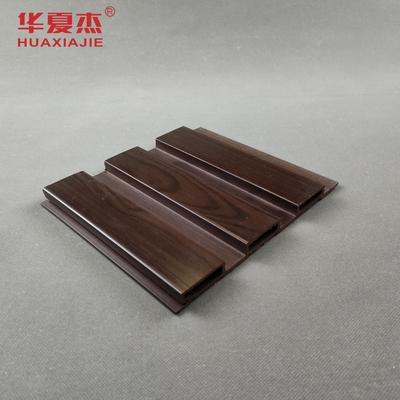 Bom preço Black Walnut Wpc Fluted Wall Panel Impressão Superfície Impermeável E Fácil De Limpeza on-line