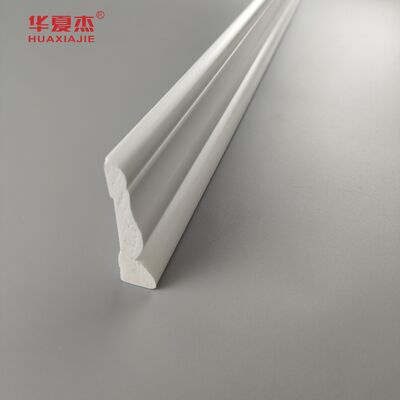 Bom preço Moldura de moldes de PVC de comprimento personalizado com perfil quadrado e superfície lisa para acabamentos de edifícios internos on-line