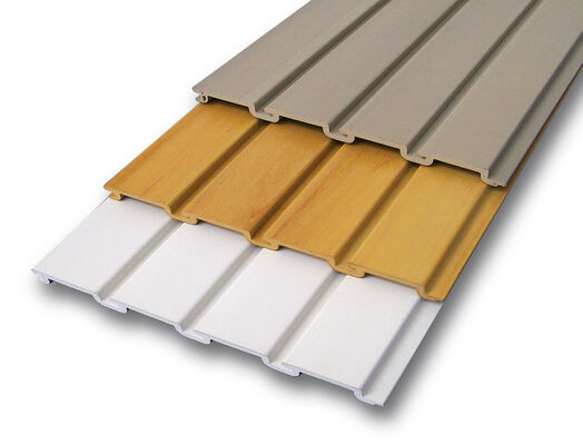 Bom preço Painel de slatwall antisséptico feito de material de PVC durável, perfeito para aplicações higiênicas de varejo e exibição industrial on-line