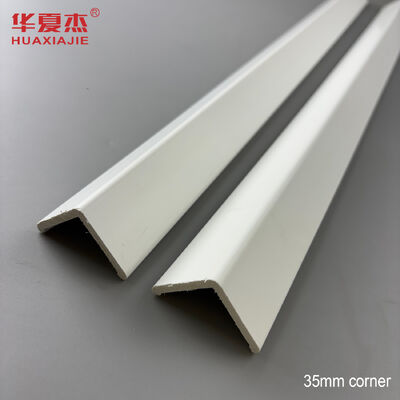 Bom preço Esquina de PVC branco 35mm moldes de PVC à prova d'água e durável para decoração interior on-line