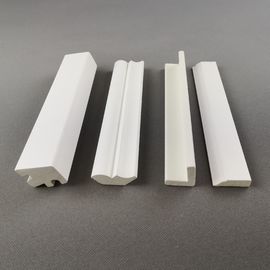 Bom preço O molde decorativo da guarnição do quadro de porta do sólido WPC/Pvc expulsou os perfis impermeáveis on-line