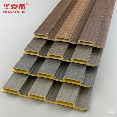 Qualidade Painel de parede de WPC resistente à umidade com comprimento personalizável e design elegante para decoração de parede moderna Fábrica