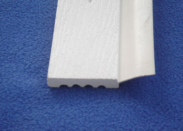 Bom preço Molde da guarnição do PVC da parada de porta da garagem, tira de tempo branca da porta da garagem do PVC on-line