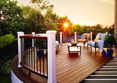 Bom preço Assoalho composto forte do Decking da luz do Decking do revestimento exterior WPC on-line