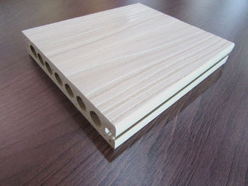 Bom preço O Decking composto oco da co-extrusão WPC telha Rotproof para o jardim on-line